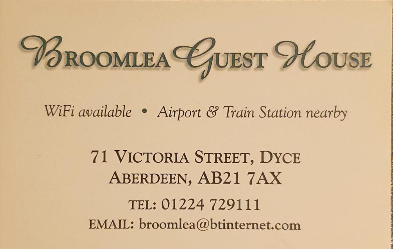 Broomlea Guest House Dyce Esterno foto